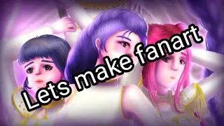 Draw KPop Demon Hunter fanart lDraw with me| Ibispaint |Speedpaint | Make fanart with me |
