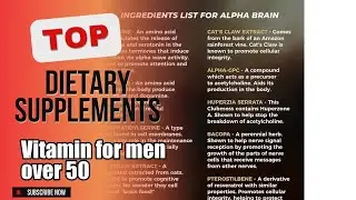 Top 5 Dietary Supplements about Vitamin for men over 50 Selling of 2024