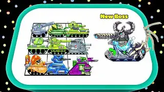 New Boss VS Crusher Battle | Merge Army Tanks WW2 War Challenge Evolution Gameplay