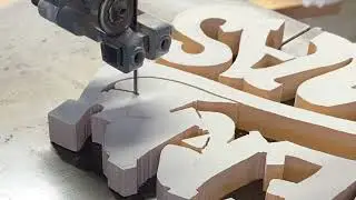 Bandsaw Letters and Graffiti