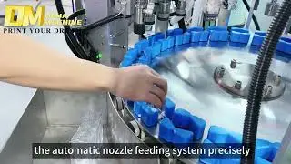 Fully automatic perfume filling machine with adjustable speed and filling time