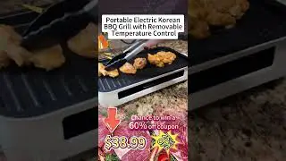 Smokeless indoor grill, perfect for gifts & bbq lovers!