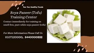 Jhansi Soya Paneer (Tofu) Training Center #jhansisoyapaneertrainingcenter #jhansitofutraining #tofu