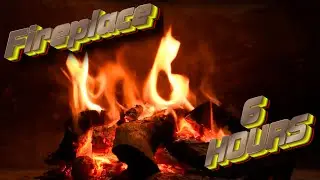 Best Relaxing Fireplace Sounds 6 Hours full HD