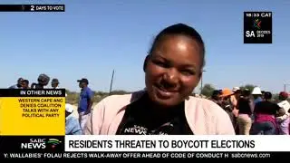 North West protest I residents threaten to boycott elections