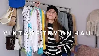 VINTAGE TRY ON THRIFT HAUL 👛  GORGEOUS VINTAGE TREASURES 👛 THE JO DEDES AESTHETIC