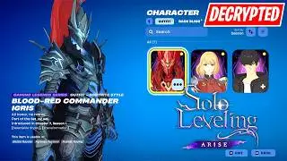 ALL SOLO LEVELING Skins, Emotes & Items in Fortnite 🔥 Full Showcase of Decrypted Cosmetics