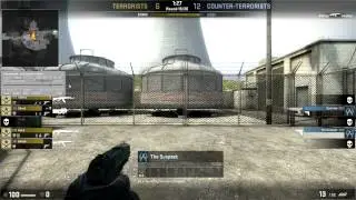 A guy spinning in a circle in CSGO