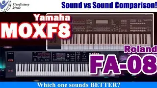 Yamaha MOXF8 против Roland FA-08: сравнение звука!