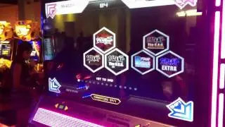 Pump It Up Infinity on Opening Day in Gameworks (Town Square, Las Vegas)