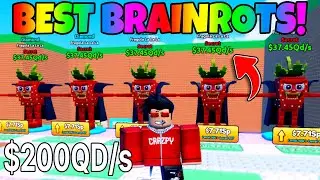 I Got THE BEST BRAINROTS in Escape Tsunami For Brainrots!
