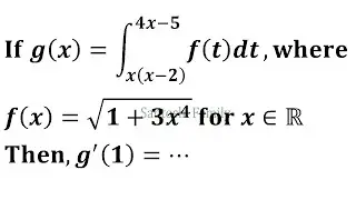 leibnitz theorem for integration Integral calculus Questions IIT Jam 2019 real analysis Mathematics