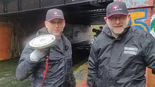 out magnet fishing in storm Ciara and an announcement