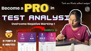 How to Analyse Mock Tests for 100% Results ⁉️|  #tests #analysis #neet #exam #motivation #strategy