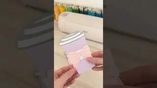 Вам даже не понадобится инструмент для биговки, чтобы сделать это! Только картон и клей 🥰 #cricut...