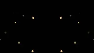 Black Screen Particles Effect For Status | Yellow Particles Template