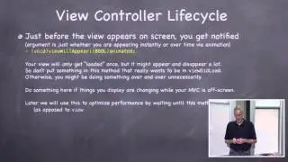 Lecture #5  View Controller Lifecycle