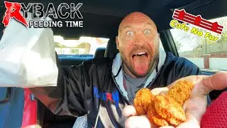 Ryback Feeding Time: Cafe No Fur Chicken Nuggets with BBQ and Ranch