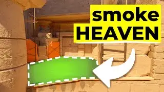 How to always hit the Anubis Heaven Smoke in CS2!