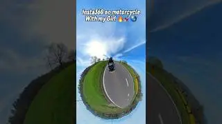 Insta360 on motorcycle with my bikergirl🔥 @insta360 #shorts #insta360 #bikelife #viral #couple #fyp