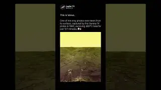 A Rare Look at Venus&rsquo; Surface 🔥 #shorts #space