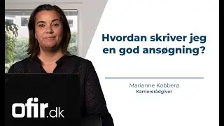 Hvordan skriver jeg en god ansøgning?