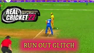 RUN OUT GLITCH IN WCC3 😱😱 | NEW FEATURES | RC22 UPDATE RUN OUT GLITCH | REAL CRICKET20 😈