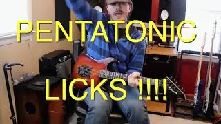 3 Hybrid Picking Pentatonic Licks ( WITH TABS !!)
