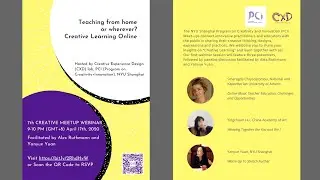 Teaching from Home or Wherever? Creative Learning Online in Higher Education [entire webinar]