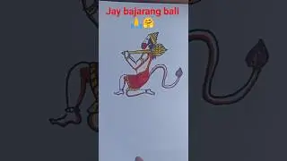 Easy Drawing | Hanuman Pencil Sketch. #drawing #trending #art #viral 🤗🙏😍..