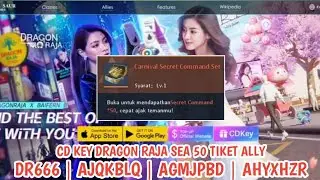 CD KEY 50 SECRET COMMAND - DRAGON RAJA SEA