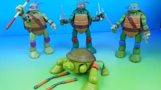 Видеообзор игрушечных фигурок-трансформеров NICKELODEON TEENAGE MUTANT NINJA TURTLES MUTATIONS