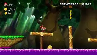 How to get the 2nd star coin at Soda Jungle-6 on New Super Mario Bros. U Deluxe