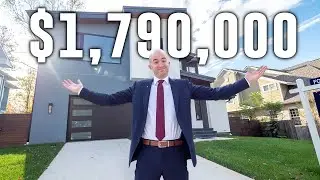 Inside a $1.8 MILLION MODERN CONTEMPORARY House - Northern Virginia Luxury Custom Home