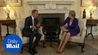 EU chief Donald Tusk berates Theresa May over Brexit red lines - Daily Mail