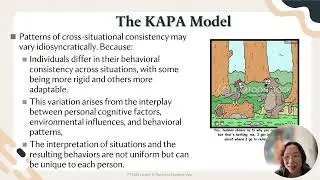 PY3108 Personality Psychology: Lecture 5c The Social Cognitive View