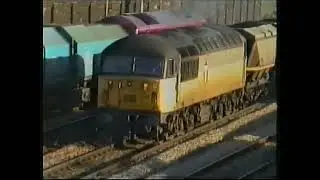 Rails in Wales. High speed freight 25 years ago!