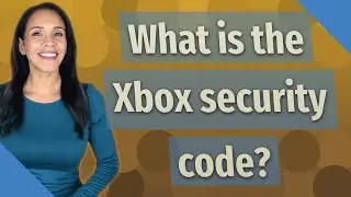 What is the Xbox security code?