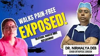 62+ Year Old Woman Walks Pain-Free After Bilateral Robotic Knee Replacement in 30 Days