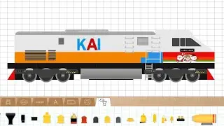 Membuat CC203 Livery NATARU 2025/2026 - Labo Cristmas Train