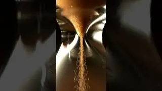 Satisfying Hourglass Sand Falling Close-Up #Shorts #ai #asmr #satisfying #asmrsounds #relax
