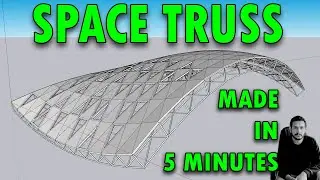 How To make Truss in Sketchup