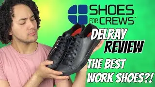 SHOES FOR CREWS DELRAY! BEST NON SLIP WORK SHOES?! UNBOXING,REVIEW + ON FEET!