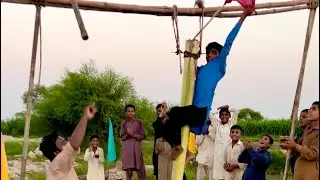 Village Climbing Challenge 2025 | Desi Flag Game | Funny Rural Entertainment