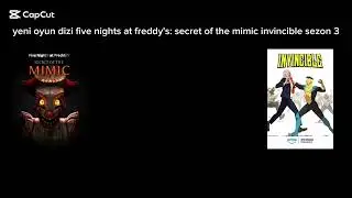 yeni oyun dizi five night at freddy's: secret of the mimic invincible sezon 3