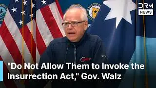 Gov. Walz Warns Against Martial Law and Chaos After Deadly Federal Agent Shooting in Minnesota |AC1N
