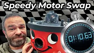 Как быстро можно заменить двигатель пылесоса Henry Hoover? (Эксперимент на время)