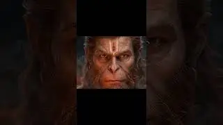 HANUMAN vs FIRE DEMON | Epic Cinematic Battle | AI Mythology Animation #shorts #viral  #trending