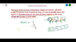 Array Interview Coding Question || array coding interview questions (kkcodes.in)