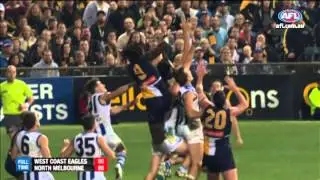 Top 10 finishes in the AFL - 2013